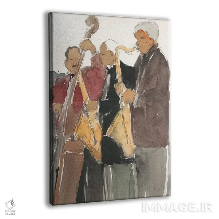 تابلو دکوراتیو همه با هم اکنون ۲ اثر ساموئل دیکسون - نمای پرسپکتیو محصول