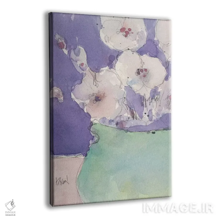 تابلو دکوراتیو اشیای گلدار ۲ اثر ساموئل دیکسون - نمای پرسپکتیو محصول