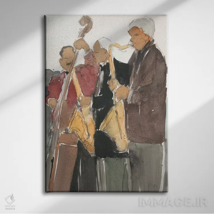 تابلو دکوراتیو همه با هم اکنون ۲ اثر ساموئل دیکسون - نمای روبهرو روی دیوار