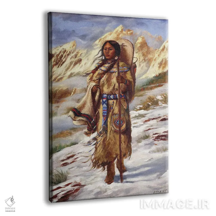 تابلو دکوراتیو ساکاژاویا اثر دیوید جواکین - نمای پرسپکتیو محصول