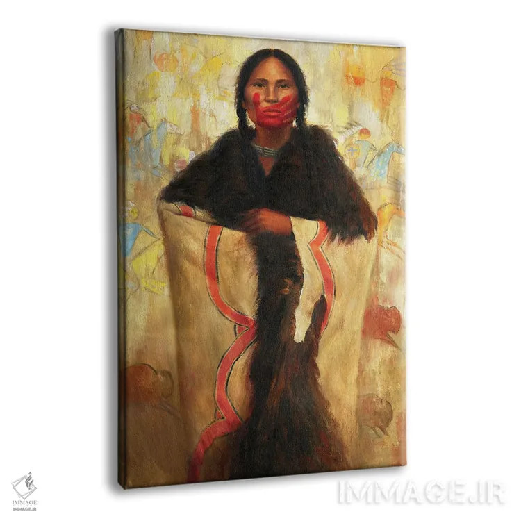 تابلو دکوراتیو او سخن می گوید اثر دیوید جواکین - نمای پرسپکتیو محصول