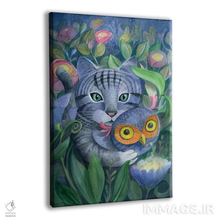 تابلو دکوراتیو شکارچی اثر دیوید جواکین - نمای پرسپکتیو محصول