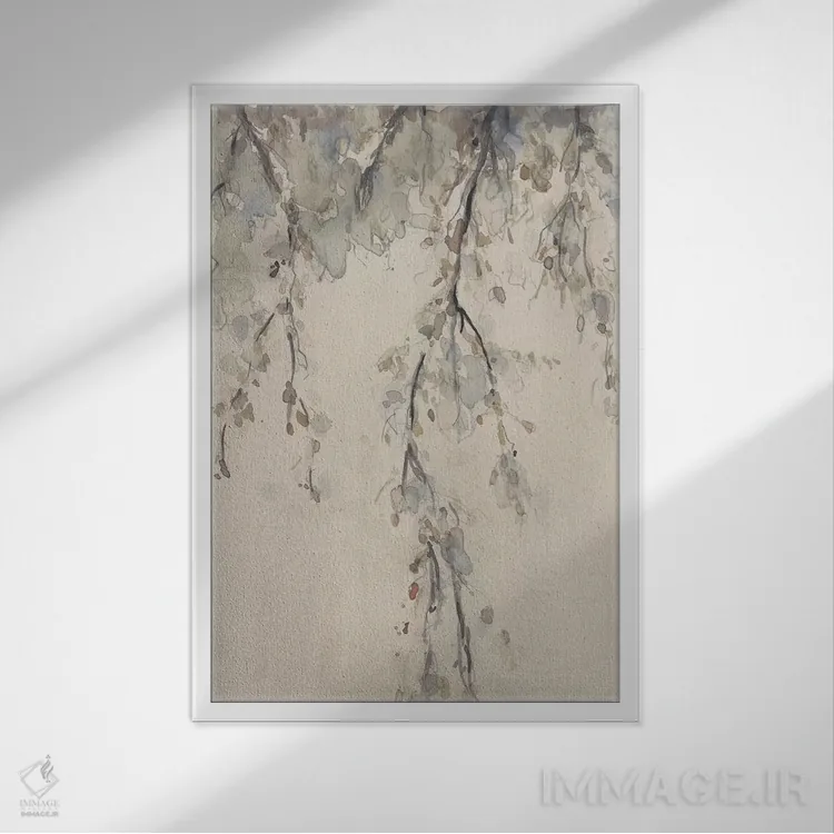 تابلو مدرن سایه معمولی ۱ اثر ساموئل دیکسون - نمای قابدار سفید