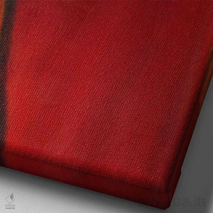 تابلو دکوراتیو رز صحرایی اثر دیوید جواکین - نمای نزدیک بافت بوم