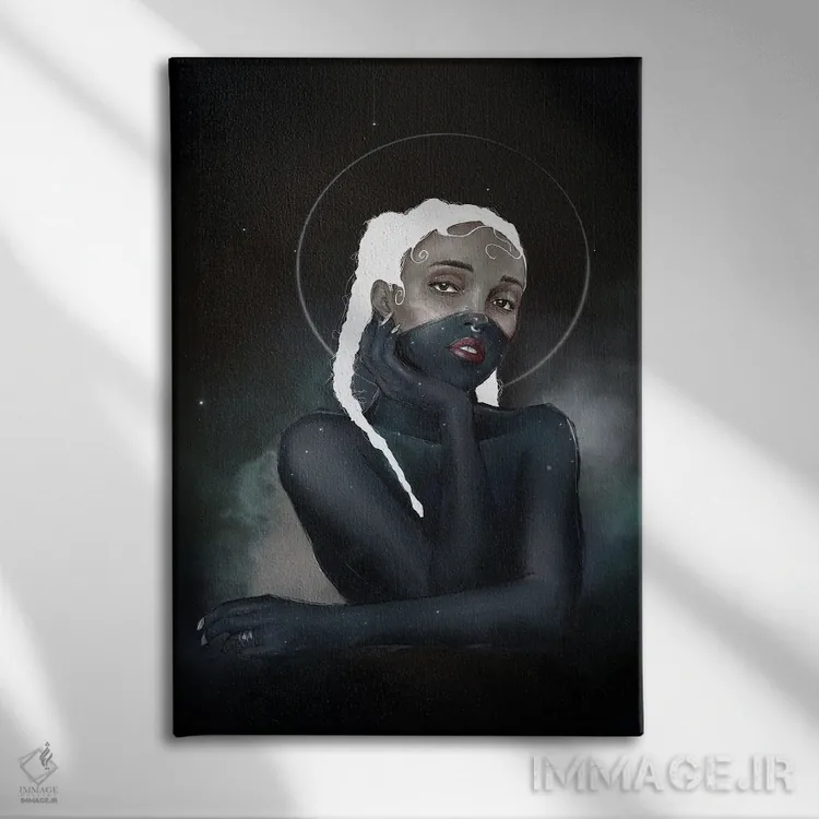 تابلو دکوراتیو اف کا تویگز کیهانی اثر دنیل جیمز اسمیت - نمای روبهرو روی دیوار