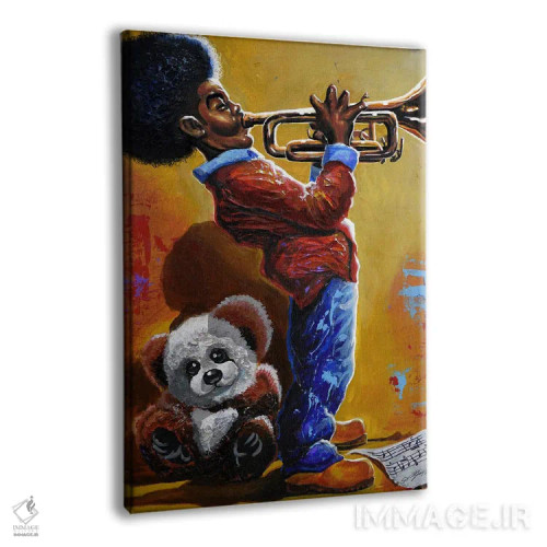 تابلو دکوراتیو کودک نابغه اثر دیان جی - نمای پرسپکتیو محصول