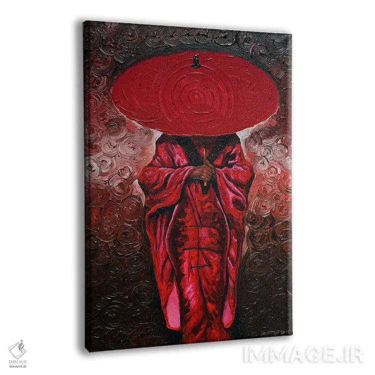 تابلو دکوراتیو چتر او اثر دیان جی - نمای پرسپکتیو محصول