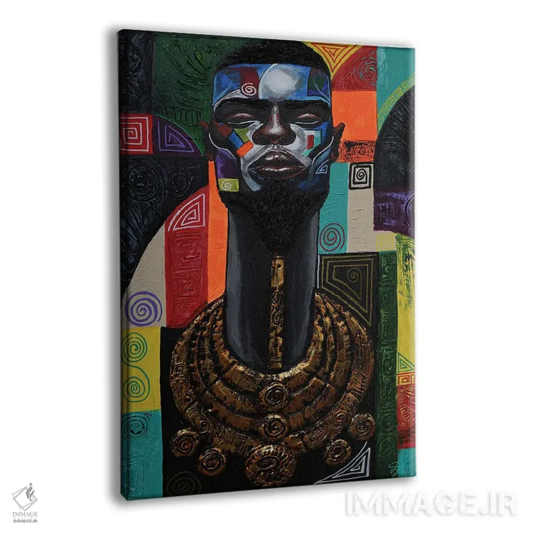 تابلو دکوراتیو حس پادشاهی اثر دیان جی - نمای پرسپکتیو محصول