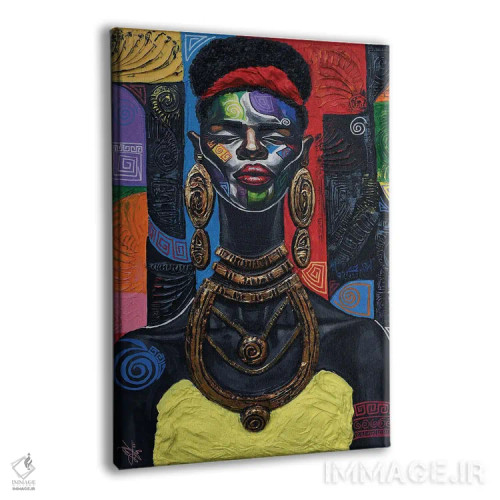 تابلو دکوراتیو حس ملکه اثر دیان جی - نمای پرسپکتیو محصول