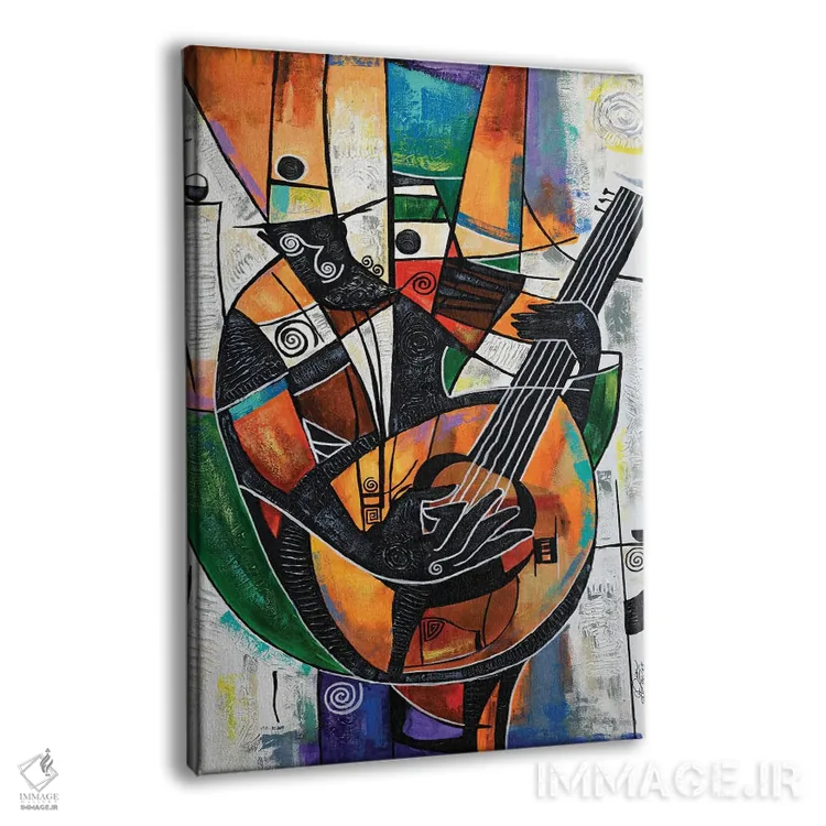 تابلو کلاسیک گیتار اثر دیان جی - نمای پرسپکتیو محصول