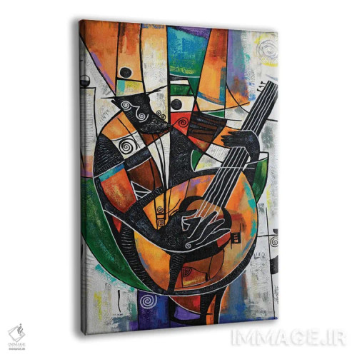 تابلو کلاسیک گیتار اثر دیان جی - نمای پرسپکتیو محصول