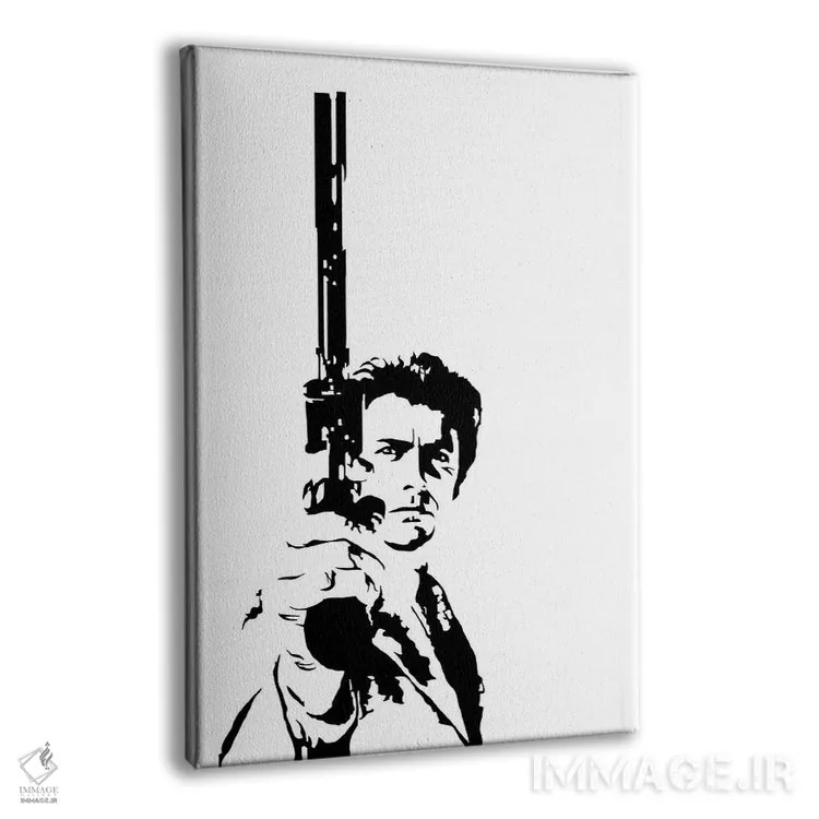 تابلو مدرن هری کثیف اثر دراپ کیک آرت - نمای پرسپکتیو محصول