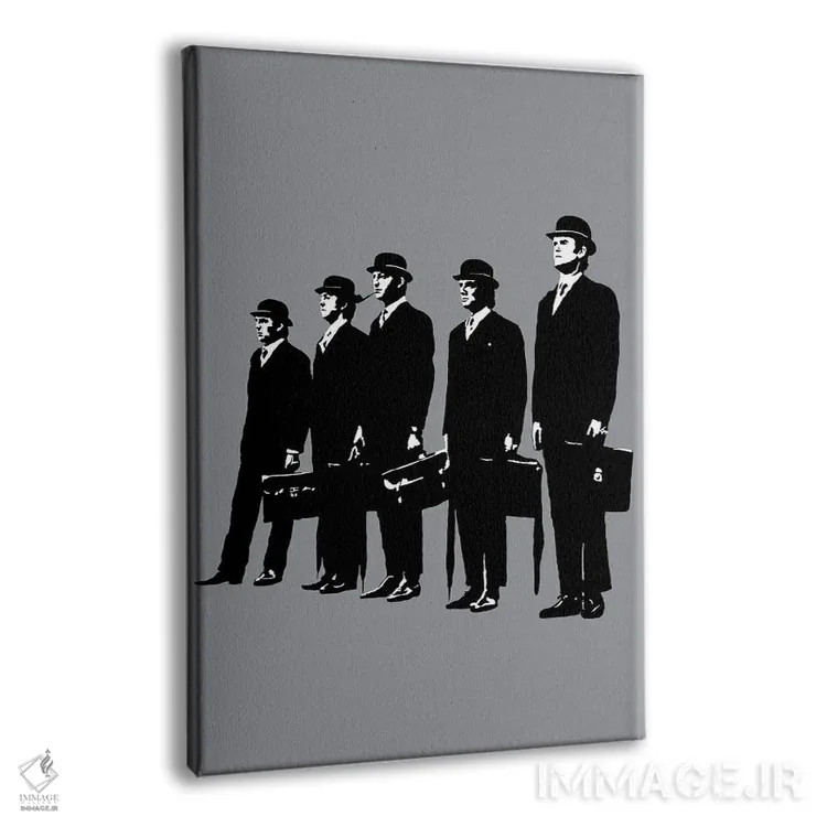 تابلو مدرن گروه کمدی مانتی پایتون اثر دراپ کیک آرت - نمای پرسپکتیو محصول