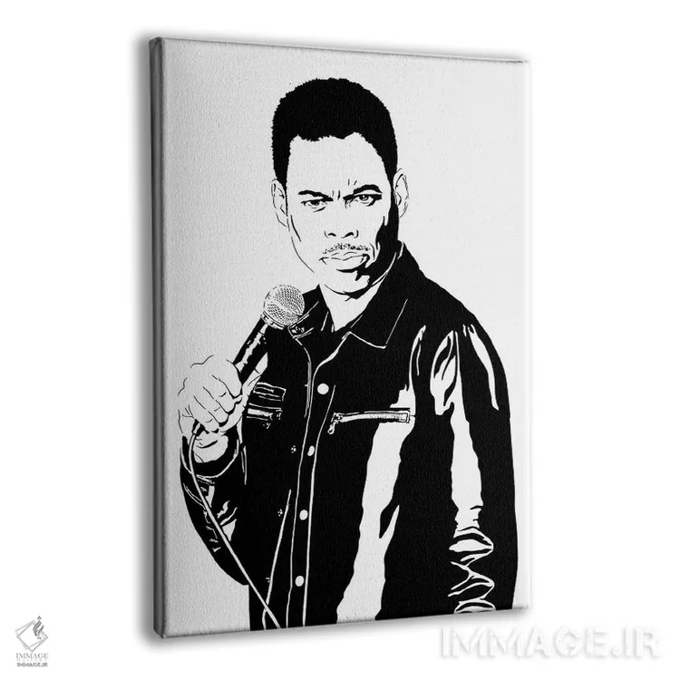 تابلو مدرن کریس راک اثر دراپ کیک آرت - نمای پرسپکتیو محصول