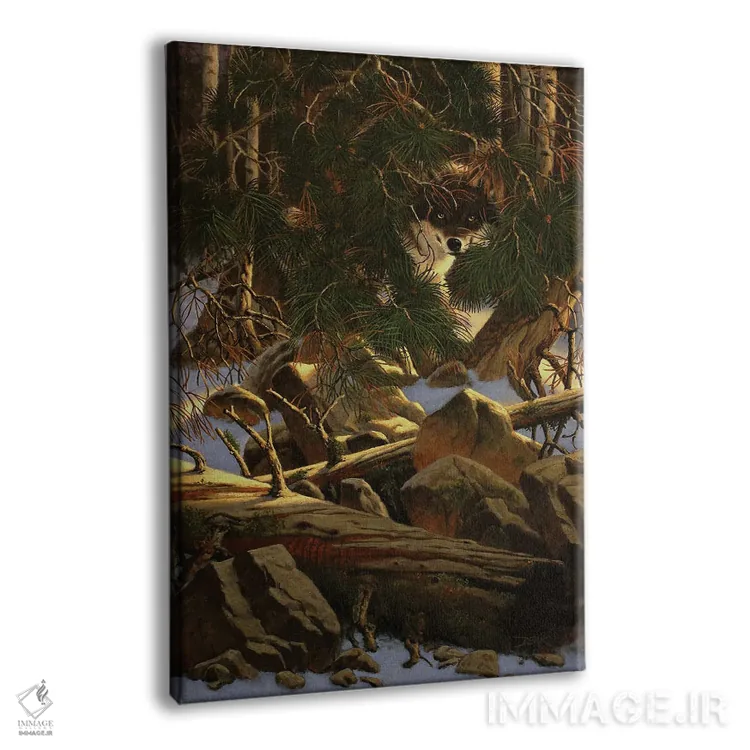 تابلو دکوراتیو در سایه ها اثر درک هانسن - نمای پرسپکتیو محصول