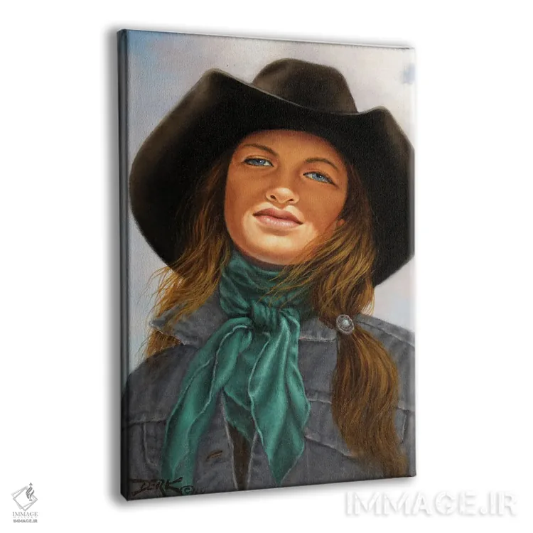 تابلو دکوراتیو مریم مقدس مرغزار اثر درک هانسن - نمای پرسپکتیو محصول