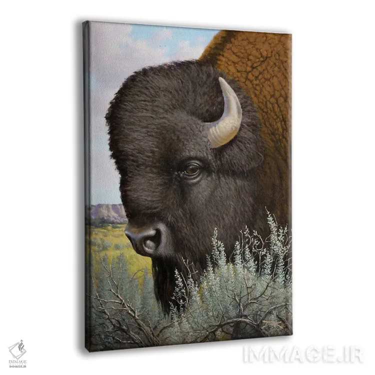 تابلو دکوراتیو سلطان دشت ها اثر درک هانسن - نمای پرسپکتیو محصول