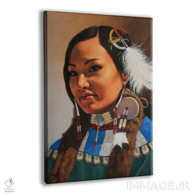 تابلو دکوراتیو غرور بومی اثر درک هانسن - نمای پرسپکتیو محصول