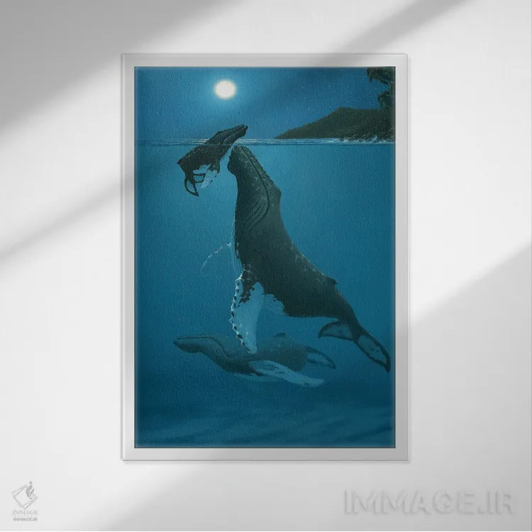 تابلو دکوراتیو معجزه کهالا اثر درک هانسن - نمای قابدار سفید