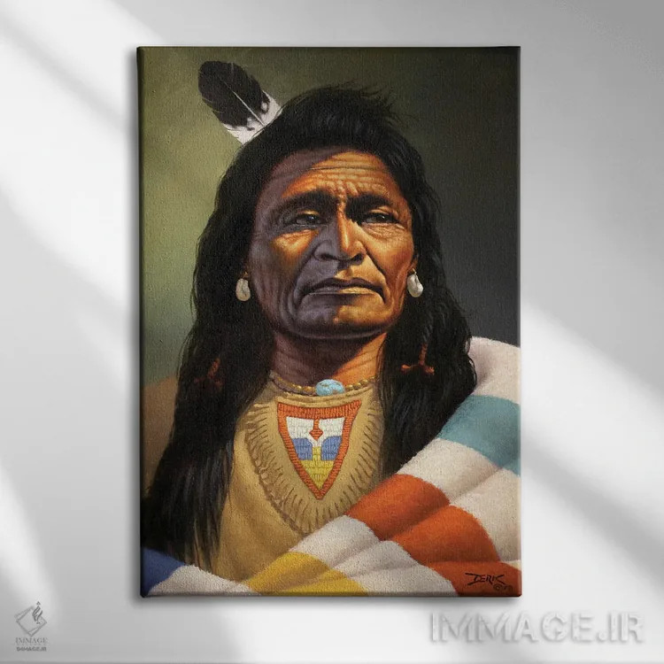 تابلو دکوراتیو سینه جدید اثر درک هانسن - نمای روبهرو روی دیوار