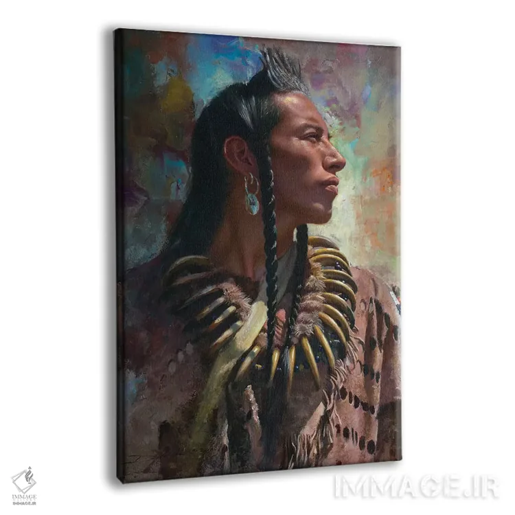 تابلو دکوراتیو براون اثر دیوید ادوارد کوسرا - نمای پرسپکتیو محصول