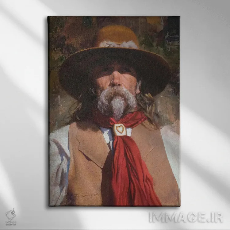 تابلو دکوراتیو لبه سایه دار اثر دیوید ادوارد کوسرا - نمای روبهرو روی دیوار