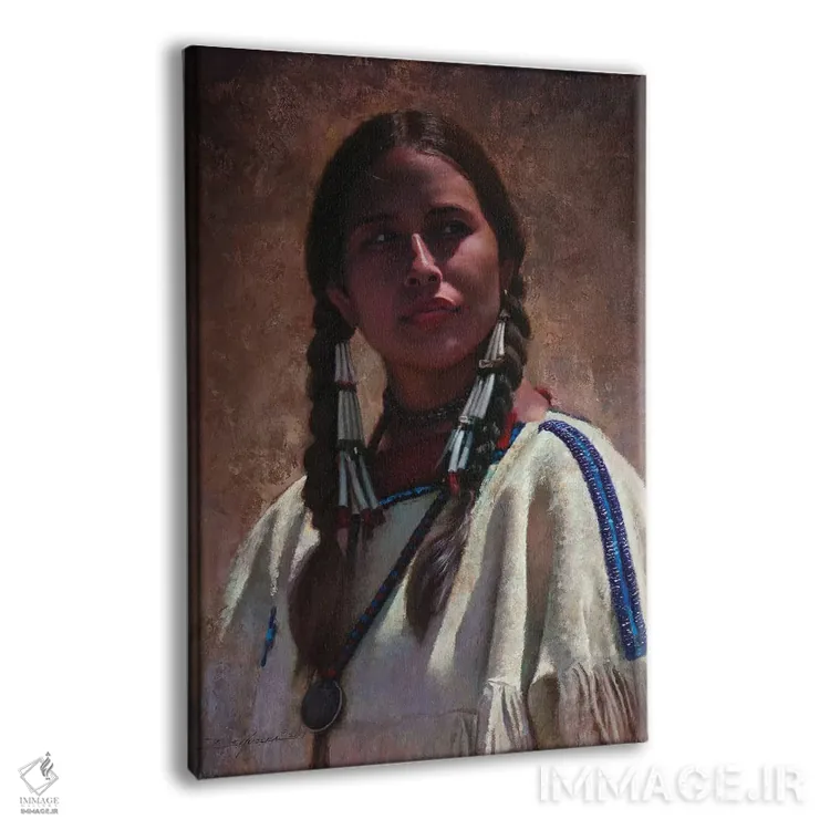 تابلو دکوراتیو چشم هایی که سخن می گویند اثر دیوید ادوارد کوسرا - نمای پرسپکتیو محصول