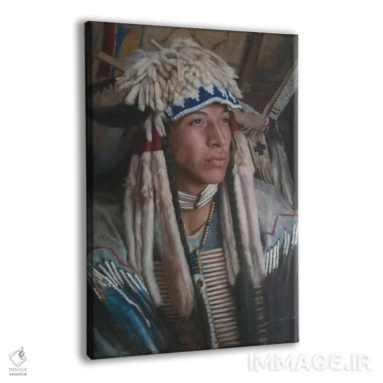 تابلو دکوراتیو کلاه ارمنی اثر دیوید ادوارد کوسرا - نمای پرسپکتیو محصول