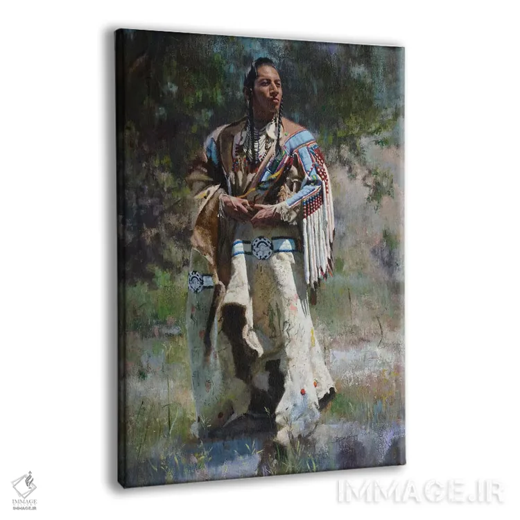 تابلو دکوراتیو لباس باشکوه او اثر دیوید ادوارد کوسرا - نمای پرسپکتیو محصول