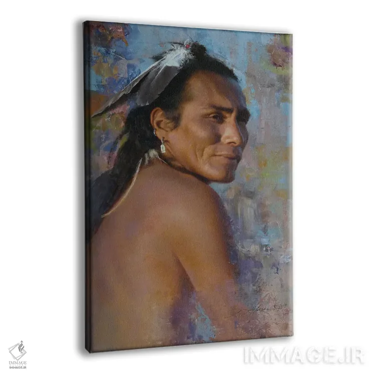 تابلو دکوراتیو نگاهی به گذشته اثر دیوید ادوارد کوسرا - نمای پرسپکتیو محصول