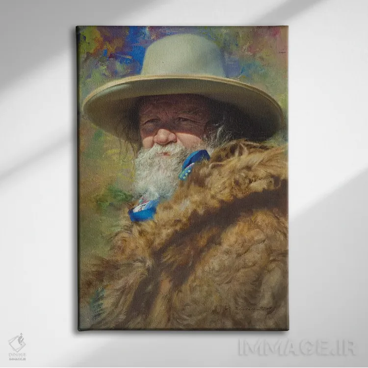 تابلو دکوراتیو سفیر دشت های مرتفع اثر دیوید ادوارد کوسرا - نمای روبهرو روی دیوار