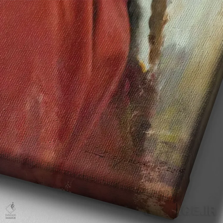 تابلو دکوراتیو وقار اثر دیوید ادوارد کوسرا - نمای نزدیک بافت بوم