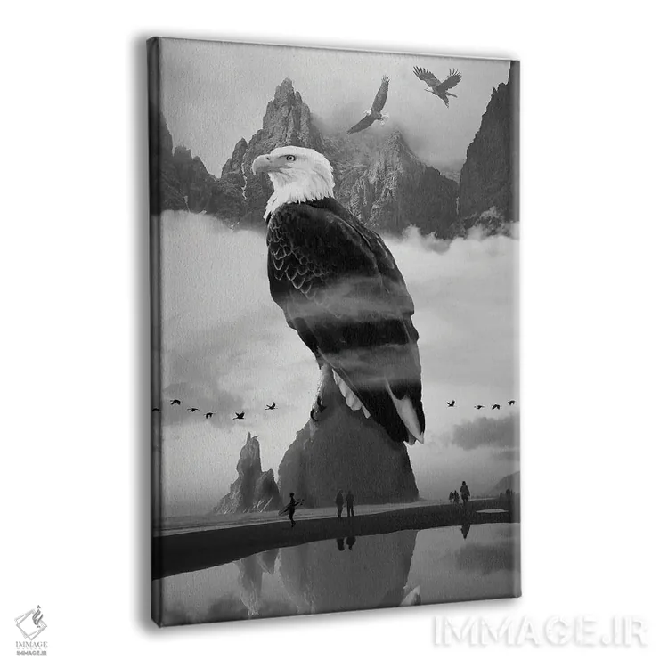 تابلو دکوراتیو نقطه عقاب ها اثر دیوید لوبلاو - نمای پرسپکتیو محصول