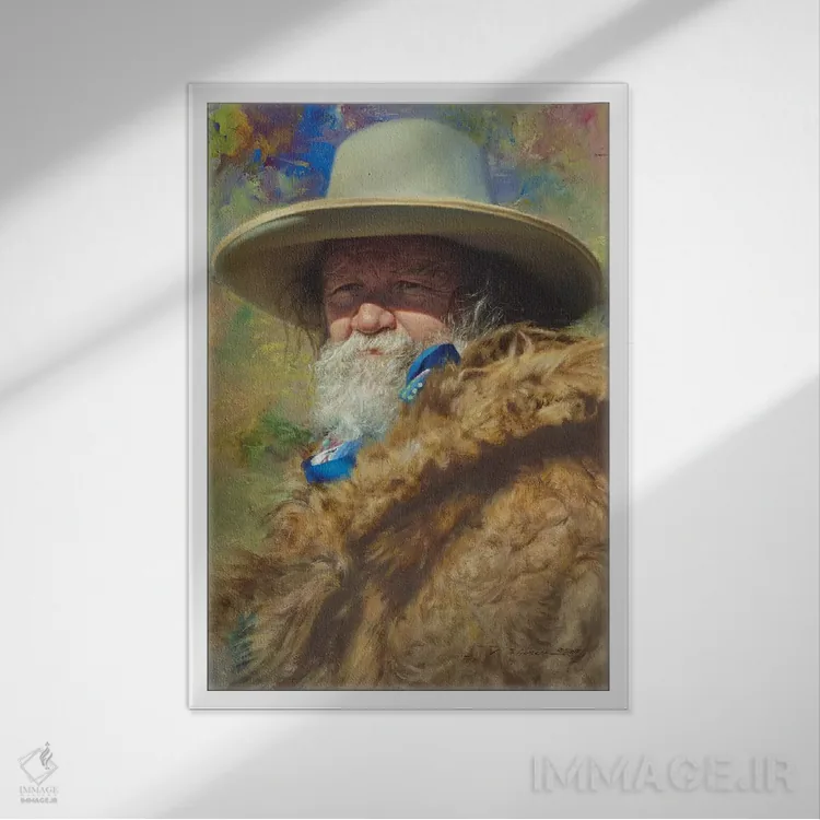 تابلو دکوراتیو سفیر دشت های مرتفع اثر دیوید ادوارد کوسرا - نمای قابدار سفید