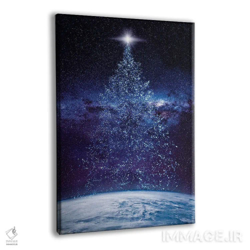 تابلو دکوراتیو شب پرستاره اثر دیوید لوبلاو - نمای پرسپکتیو محصول