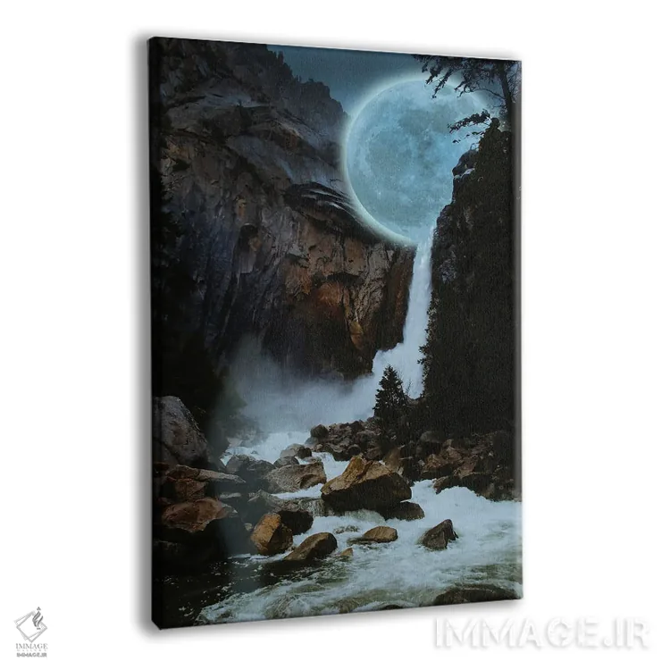 تابلو دکوراتیو سقوط نور ماه اثر دیوید لوبلاو - نمای پرسپکتیو محصول