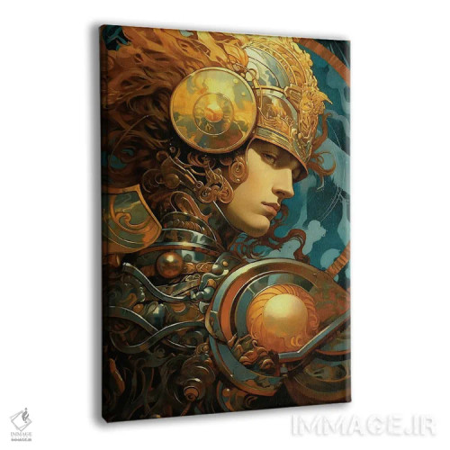تابلو دکوراتیو جنگجوی تاریک اثر دیوید لوبلاو - نمای پرسپکتیو محصول