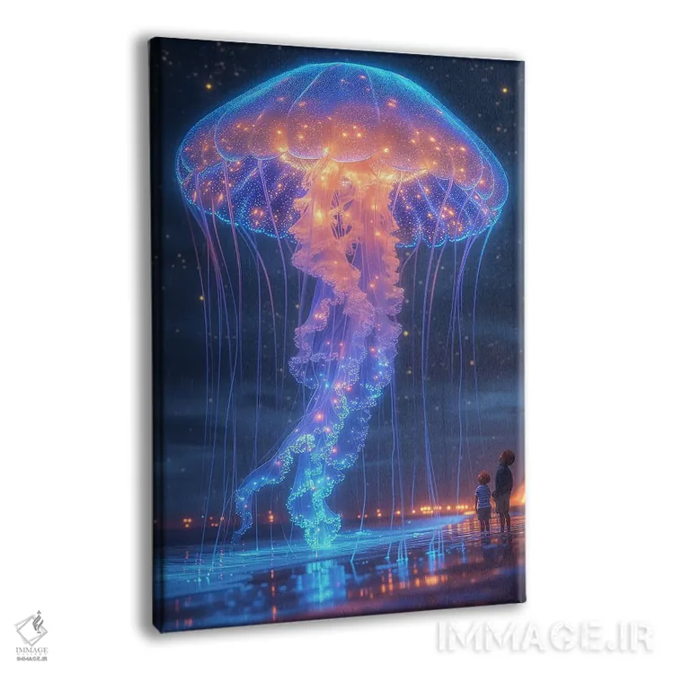 تابلو دکوراتیو ساحل عروس دریایی اثر دیوید لوبلاو - نمای پرسپکتیو محصول