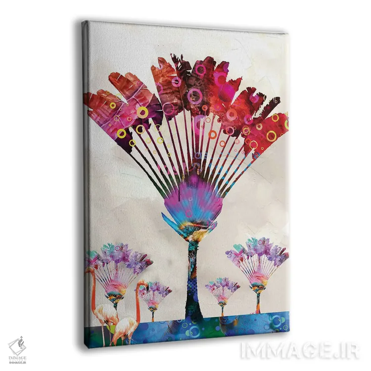 تابلو دکوراتیو درخت نخل مسافر اثر دیوید لوبلاو - نمای پرسپکتیو محصول