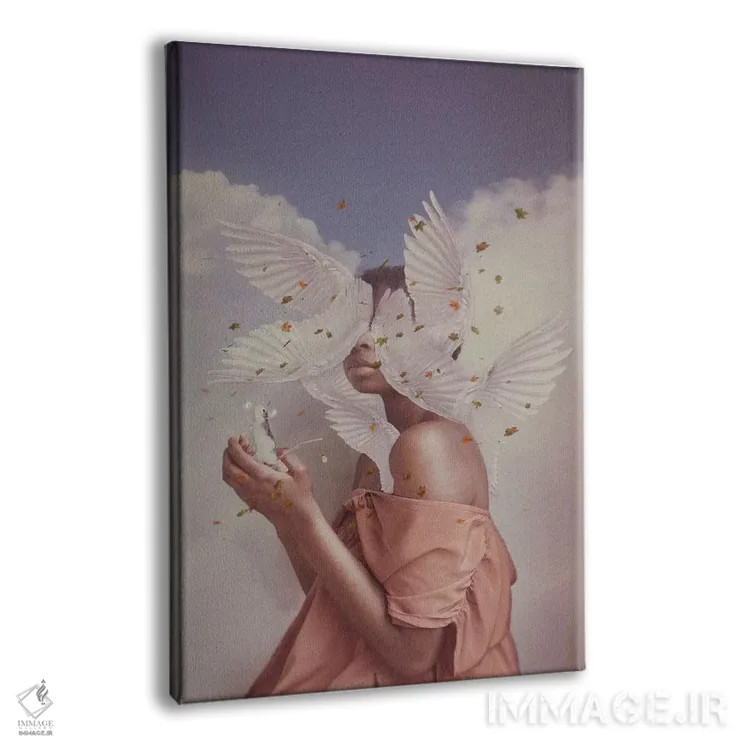 تابلو دکوراتیو اضطراب اثر دیاندرا لی - نمای پرسپکتیو محصول