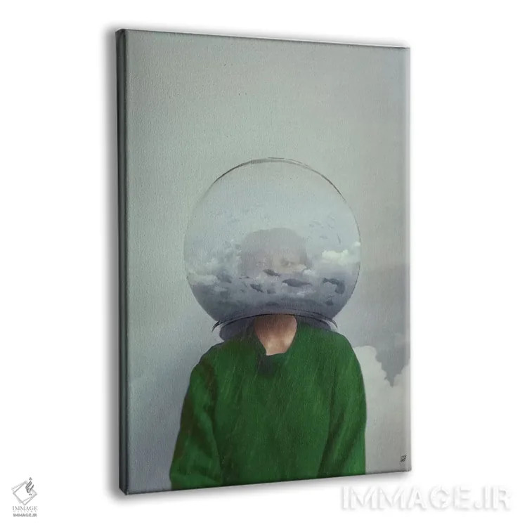 تابلو دکوراتیو باران ابدی اثر دیاندرا لی - نمای پرسپکتیو محصول