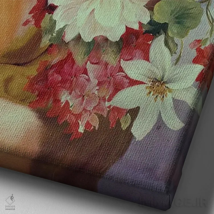 تابلو دکوراتیو خوب اثر دیاندرا لی - نمای نزدیک بافت بوم