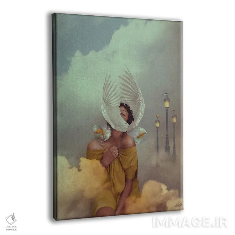 تابلو دکوراتیو غروب اثر دیاندرا لی - نمای پرسپکتیو محصول