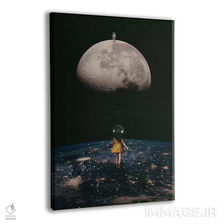 تابلو دکوراتیو دوست من، فضانورد اثر دیاندرا لی - نمای پرسپکتیو محصول