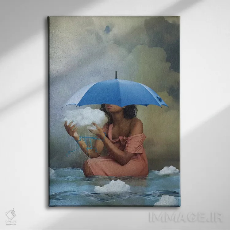 تابلو دکوراتیو درست یا غلط؟ اثر دیاندرا لی - نمای روبهرو روی دیوار