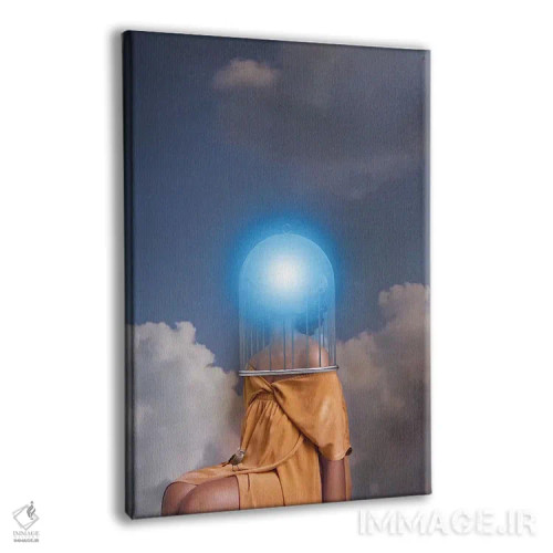 تابلو دکوراتیو رمز و راز اثر دیاندرا لی - نمای پرسپکتیو محصول