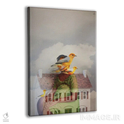 تابلو دکوراتیو منطقه راحتی اثر دیاندرا لی - نمای پرسپکتیو محصول