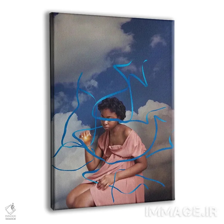 تابلو دکوراتیو سرخوشی اثر دیاندرا لی - نمای پرسپکتیو محصول