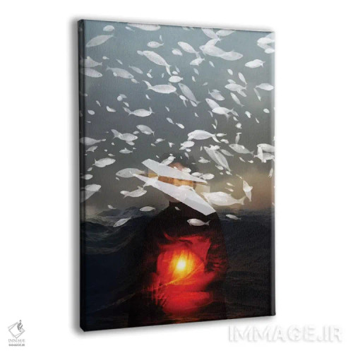 تابلو دکوراتیو بدون عنوان ۲ اثر دیاندرا لی - نمای پرسپکتیو محصول