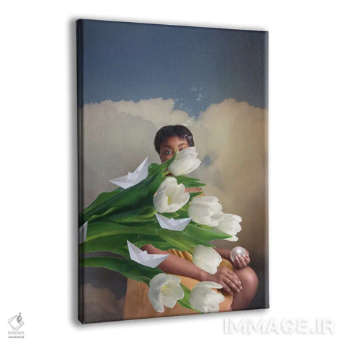 تابلو دکوراتیو اتفاق خوشایند اثر دیاندرا لی - نمای پرسپکتیو محصول